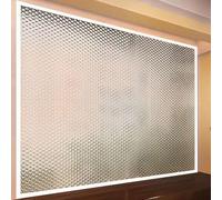Genérico Cortinas aislantes térmicas para Ventanas, Kit de película Aislante para Doble acristalamiento secundario, protección contra el frío y el Viento, con Cinta Adhesiva de Doble Cara (