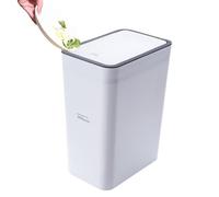 Genérico Covered Bathroom Trash Can - Bathroom Trash Can With Lid | Covered Wastebasket With Press Type Lid, Dog Proof Litter Wastebasket - For Bedroom, RV, Kitchen, Craft Room