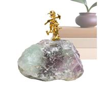 Genérico Crystal Realistic Sculpture | Rough Stone Decor Natural | Figurine Miner Statue For Enthusiasts Home Office Indoor Birthday Hallway Living Room Family Adults Men Women