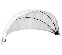 Genérico Cubierta Superior De Repuesto para Cama De Día De 66", Toldo Retráctil Redondo para Sofá Seccional De Mimbre/Ratán, Resistente Al Agua Y Sol para Patio Al Aire Libre (White)
