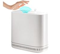 Genérico Cubo De Basura Para Baño,Papeleras con Tapa para Cuarto de Baño | Papelera Tapa Presión Adsorción Automática Para Lavandería Exterior Inodoro Bajo Interior Casa