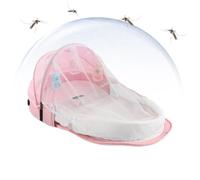 Genérico Cuna De Viaje Catre Desmontable Lavable con Red Mosquitera Y Toldo