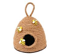 Genérico Decoración Colgante De - Tejido con Cuerda De Yute Hecho A Mano | Colgante Rústico En Forma De Panal | Estante De Pared para Escritorio De, Cocina De Granja, Decoración