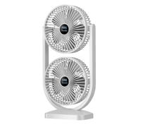 Genérico Desk Fan - Quiet Angle Rotation Air Circulation Rechargeable