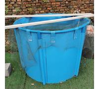 Genérico Divisores de carriles de Piscina Línea Flotante Divisor de Seguridad para Piscina Cuerda Boya Piscinas Escalera Portátil, Tanque de Estanque de koi de PVC, Esta
