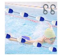 Genérico Divisores de carriles de Piscina Línea Flotante Divisor de Seguridad para Piscinas Cuerda boya Escalera de Piscinas portátil, divisores de carriles de Seguridad