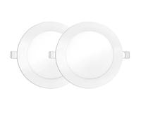 Genérico Downlight LED Empotrable 9W Ø145mm Corte Ø130mm 720lm 3000K-6000K 3CCT Extraplano IP44 Aluminio 230V Foco Techo Interior No Regulable [Clase Energética F] (2)