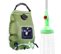 Generico Ducha para camping, 20 l, herramienta para baño solar extraíble con alcachofa y tubo, bolsa para ducha de camping, para exterior, playa, interior, viaje, cabina, campo, balcón, terraza, patio