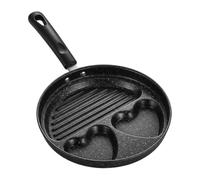 Genérico Egg Frying Pan 3-Cup Nonstick Healthy Cookng Kitchen Cookware | Kitchen Frying Egg Cooking Pan for Pancake Oelette Sandwich Steak Bacon Breakfast Home Induction Cooker