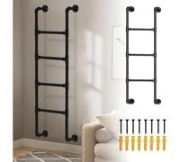 Genérico Escalera de Metal para Cama montada en la Pared, Escalera de Salida de Pozo de Ventana del sótano para ático, Dormitorio, Biblioteca, litera, terraza, RV, Escalera de litera de áti