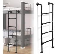 Genérico Escalera de Salida para Pozo de Ventana de sótano, 30 40 48 55" 60 72 88 92 Pulgadas, Escalera de Hierro Forjado montada en la Pared para literas de ático, escaleras de Metal para