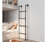 Genérico Escalera metálica de Pared para Loft, Escalera de Entrada/Salida de 30, 36, 60, 72, 88 y 94 Pulgadas de Altura, Escalera de Salida de Pozo de Ventana de sótano, Escalera de Escape
