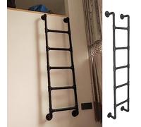 Genérico Escalera metálica para literas Altas de 39, 47, 55, 63 y 67 Pulgadas de Altura, Ideal para Apartamentos, dormitorios, escaleras de Acceso a áticos y sótanos. Fácil de Instalar (Tam