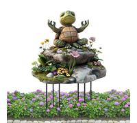 Genérico Estaca Decorativa para jardín, estaca acrílica 2D con Inserto de Suelo de Tortuga, artístico para jardín, decoración de césped y Plantas al Aire Libre | Porche, Patio, Jardín, Us