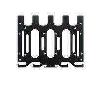 Genérico Estante de batería resistente Metal para cargador para Makita, estante almacenamiento para taladro DC18RD DC18RC Banco de trabajo