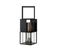Genérico Estante De Exhibición De Libros De Piso De 3/4 Niveles,Estante De Esquina For Sala De Estar/Estudio,Exhibición Creativa De Gran Capacidad,Capacidad De Carga De 1150 Kg For Sala(Black,3-Tier)