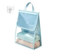 Genérico Estante Ducha Bolsa Transparente Gran Capacidad Ahorra Espacio | Almacenamiento Ducha Organizador Pared Baño para Toalla Ropa Maquillaje Aseo Móvil Tablet Piso Dormitorio