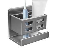 Genérico Estantes de baño sin taladro - Organizador estante pared adhesiva, almacenamiento ahorro espacio | Estante la ducha para botellas champú, sobre rejilla del bañ