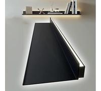 Genérico Estantes Flotantes con Luces LED, Estante De Metal Resistente
