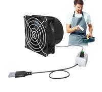 Genérico Extractor De Aire,Purificador De Humos - Mini Extractor Portátil Con Booster, Ventilador USB Para Baño, Ventana Y Hogar