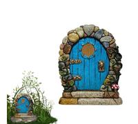 Genérico Fairy Elf Door - Mini Garden Ornament,Wooden Tree Decors Sculpture