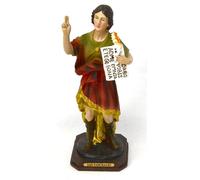 Genérico Figura Decorativa de San Pancracio, Resina, Estilo Religioso, 21 cm