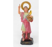 Genérico Figura San Pancracio. 12cm Figura de Resina, Imagen Religiosa. Adorno de Comedor, Salón, Capilla, Iglesia, Colegio, Habitación, Jesús católico Estatua de Jesús crucifixión Cristo Religioso