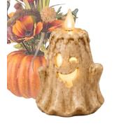 Genérico Flameless Ghost Candle - Halloween Decoration Light With Remote