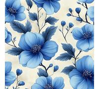 Genérico Flores Hojas Papel Pintado Autoadhesivo Vintage Boho Pastoral 44x1000 cm Papel de Pared Removible Impermeable Estilo Vinilo PVC Pegatina es Estante del cajón de la cubierta del rodillo A-169
