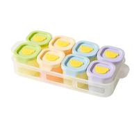 Genérico Freezer Trays - and Food Storage Mold Set for Kitchen Use | Flexible Silicone Design with Easy Release Compartments, Stackable Cold Storage Tool for Meal Prep Drinks and Food