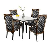 Genérico Fundas Sillas Comedor 4 Fundas Estilo Vintage | Asiento Comedor Hogar salón cocina dormitorio apartamento interior y exterior fiesta boda y Navidad