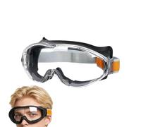 Genérico Gafas Para Cortar - Gafas De Seguridad Con Protección Para Los Ojos De 19x5 Cm, Gafs De Trabajo Antivaho A Prueba De Viento Y Polvo, Gafa Livianas | Gafa De Trabajo A Prueba De Polvo