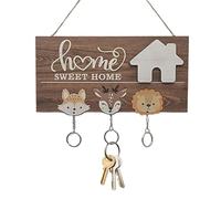 Genérico Gancho para Llaves de Pared, Colgador de Llaves,Soporte para de decoración de Entrada de Madera | Llavero Decorativo para organización de Pared, Organizador de para Entrada, Pasillo, gra