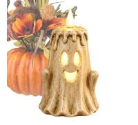 Genérico Ghost Candle Light - Halloween LED Centerpiece Remote Control