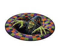 Genérico Halloween Floor Mat - Optical Illusion Rug, Non Slip Area Carpet