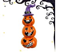 Genérico Halloween Pumpkin Decorations, Cute Pumpkin Statue Figurine Decor