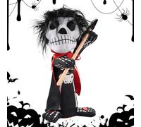 Genérico Halloween Skeleton - Posable Skeleton Glowing Eyes