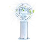 Genérico Handheld Mini Fan - USB Rechargeable Quiet 3 Speeds Adjustable