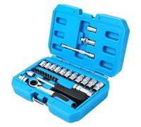 Genérico Heavy-Duty Wrench Set - Anti Slip Ratchet Spanner, Socket, Mechanical Repair Gear, Hardware Kit | Use For Automotive Bike Maintenance Electronics Handmade Projects Plumbing