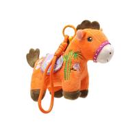 Genérico Horse Bag Charm, Soft Plush Hand-Stitched Accessory, 13x12cm 2026 Year of The Horses Ornament | Gift for Family Friends Colleagues Birthday Festival Home Travel New Years Bedroom Decor