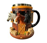 Genérico Hot Coffee Mug 300ml 3D Stable Shape Drinking Cup