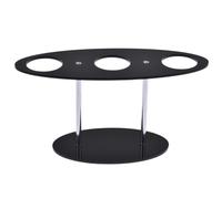 Genérico Ice Cream Cone Holder - 3 Hole Acrylic Stand | Clear Party Display