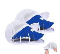 Genérico Jaula De Lavado De Gorras Béisbol, 2 Piezas Estante Lavado Gorras Béisbol, Jaula Lavadode Gorraspara Lavadora, Protector Limpiador Degorras Anti Deformación