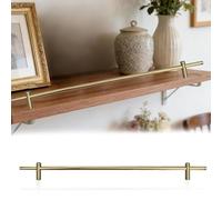 Genérico Juego de 10 barandillas Modernas para estantes - Barandilla Decorativa de 91 cm para Armario, Zapatero, Estante de baño, Evita caídas, Barrera de cerramiento Resistente - Solución versátil p