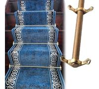 Genérico Juego Minimalista de Barras para alfombras de Escalera: Barras Antideslizantes y seguras para alfombras de 20 a 50 Pulgadas, fácil instalación, Ajustables y recortables (8 Piezas, 66 cm/26 p