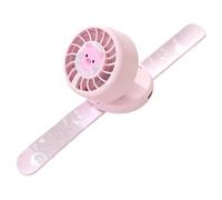 Genérico Kids Watch Fan 3 Speed Adjustable Wearable Cooling Fan Toy