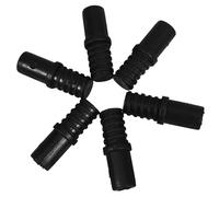 Genérico Kit de 6 Piezas de Conectores Roscados de Plástico Negro para Mango Telescópico Compatible Fregona y Escoba, Fácil de Usar para Limpieza Versátil