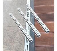 Genérico Kit de Drenaje de Canal Delgado de 39" - Zanja de Drenaje Exterior de Acero Inoxidable, canaleta Rectangular y Rejillas para Patios, Balcones y Aguas pluviales,