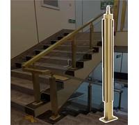 Genérico Kit de Postes de barandilla de Acero Inoxidable para terraza - Balaustres Resistentes al Viento de 120 cm para Patio y Plataforma, Abrazadera de barandilla Duradera, Columna de balaustrada d