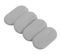 Genérico Kit Estabilizador de Asiento de Inodoro 4 Piezas de Plástico 3.7x2x0.7cm Protección Antirruido para Baños en Hogares y Hoteles